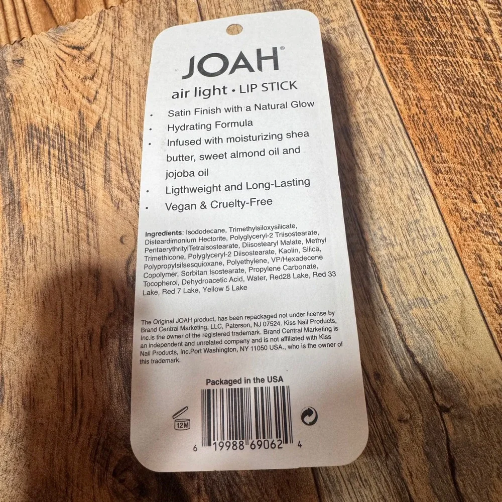 JOAH Air Light Lipstick Set‎ of 3, Sunset, Fireworks, Flying